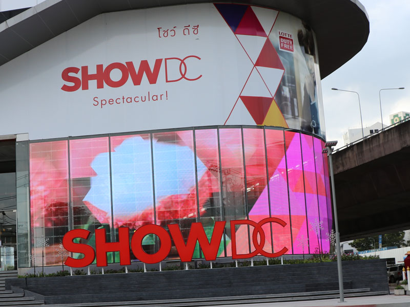 泰國曼谷SHOWDC娛樂中心JTS10led透明屏
