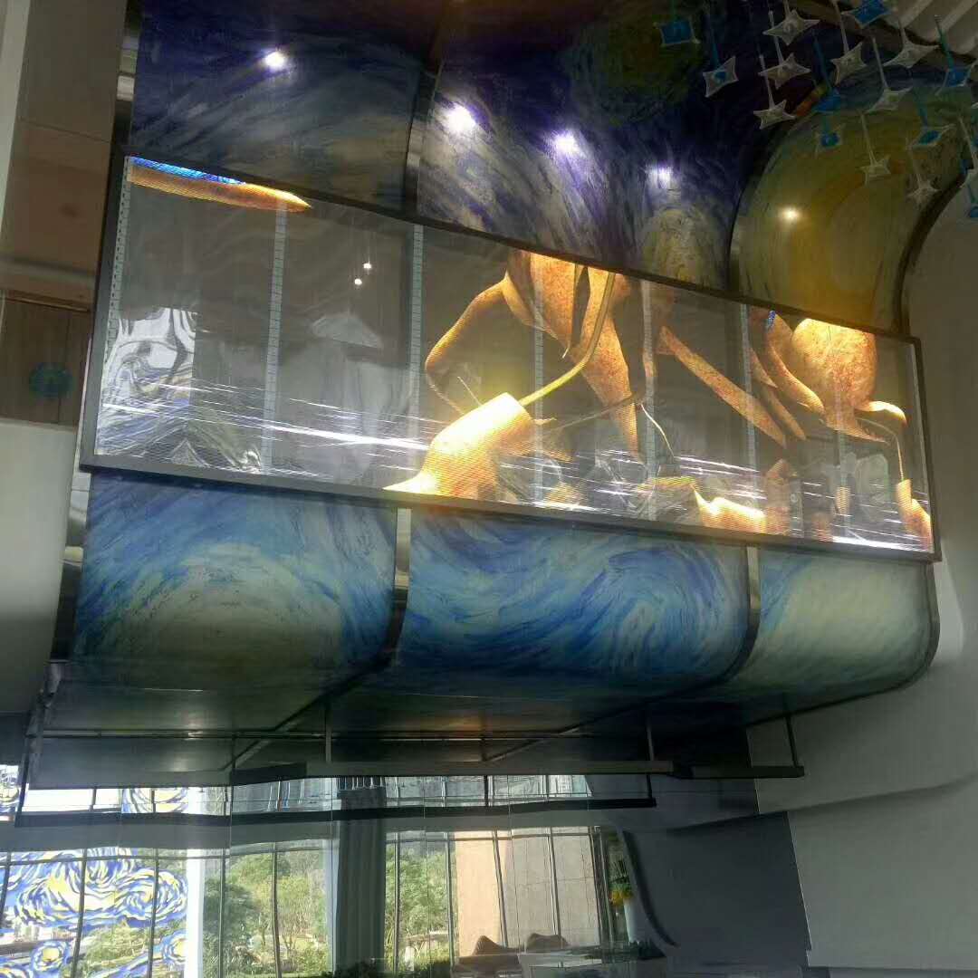 廣東ALW售樓中心JTS3led透明屏